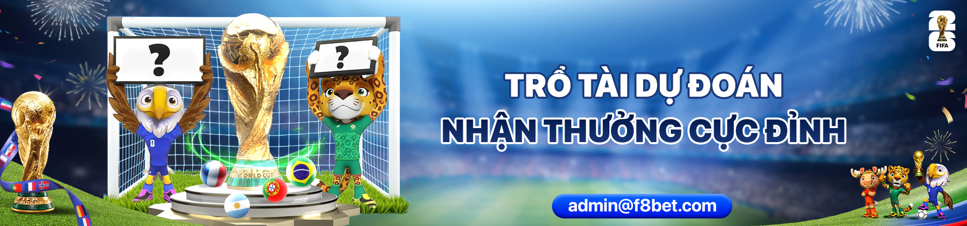 hòa cùng sự kiện trổ tài dự đoán wouldcup tại f8bet